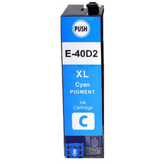 Epson T40D2 Cartouche d'encre pigmentée générique cyan - Remplace C13T40D240/C13T40C240