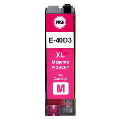 Cartucho de tinta pigmentada genérico magenta Epson T40D3 - substitui C13T40D340/C13T40C340