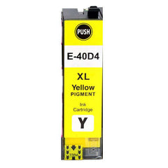 Cartucho de tinta pigmentada genérico amarelo Epson T40D4 - substitui C13T40D440/C13T40C440