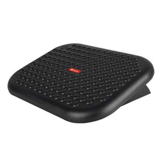 NGS Footnest Reposapies Ergonomico y Ajustable en Altura - Inclinacion de 0Âº a 15Âº - Amplia Superficie de Apoyo - Antideslizante - Color Negro