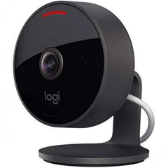 Logitech Circle View Camara de Videovigilancia WiFi FullHD 1080p - Angulo de Vision 180Âº - 2 Canales Audio - Microfono y Altavoz Integrado - Vision Nocturna - Color Negro