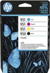 HP 950 + 951 Pack of 4 Original Ink Cartridges - 6ZC65AE