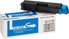 Cartucho de toner original ciano Kyocera TK590 - 1T02KVCNL0/TK590C