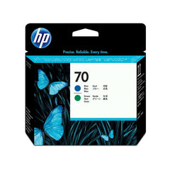 Cabeça de impressão original HP 70 azul/verde - C9408A