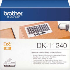 Brother DK11240 - Etiquetas pré-cortadas multiuso grandes originais - 102x51 mm - 600 unidades - Texto preto sobre fundo branco