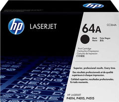 Cartucho de toner preto original HP CC364A - 64A