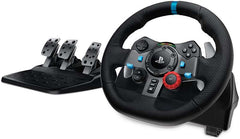 Logitech G29 Driving Force Juego de Volante y Pedales Compatible con PS3, PS4, PS5 y PC - Giro 900Âº - Efecto Force Feedback - Freno No Lineal - Volante de Aluminio, Cuero y Acero - Pedales Ajustables - Adaptable a Mesa y Soporte