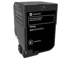 Cartucho de toner original Lexmark CS720/CS725/CX725 preto - 74C2SK0