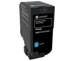 Lexmark CS720/CS725/CX725 Cyan Original Toner Cartridge - 74C20C0