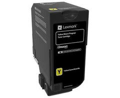 Cartucho de toner original Lexmark CS720/CS725/CX725 amarelo - 74C20Y0