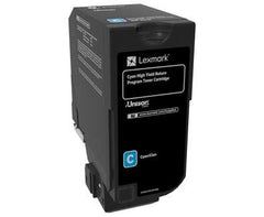 Lexmark CX725 Cyan Original Toner Cartridge - 84C2HC0