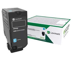 Cartouche de toner cyan originale Lexmark CS727/CS728/CX727 - 75B20C0