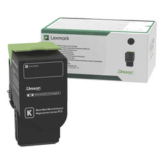 Lexmark CS421/CS521/CS622/CX421/CX522/CX622/CX625 Black Original Toner Cartridge - 78C20K0