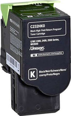 Cartouche de toner noire originale Lexmark C2325/C2425/C2535/MC2325/MC2425/MC2535/MC2640 - C232HK0