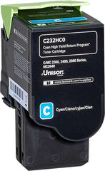 Lexmark C2325/C2425/C2535/MC2325/MC2425/MC2535/MC2640 Cyan Original Toner Cartridge - C232HC0