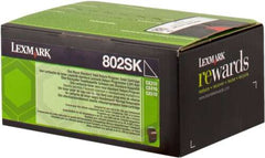 Lexmark CX310/CX410/CX510 Black Original Toner Cartridge - 80C2SK0/80C2SKE/802SK