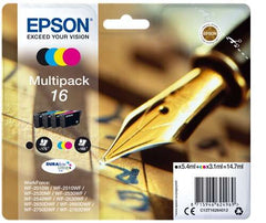 Epson T1626 Pack de 4 Cartouches d'encre Originales - C13T16264012