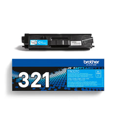 Brother TN321 Cyan Original Toner Cartridge - TN321C