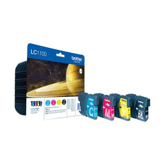 Brother LC1100 Pack of 4 Original Ink Cartridges - LC1100VALBP