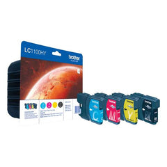 Brother LC1100XL Pack of 4 Original Ink Cartridges - LC1100HYVALBP