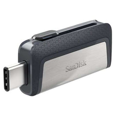 Sandisk Ultra Dual Memoria USB-C y USB-A 32GB - Hasta 150MB/s de Lectura - DiseÃ±o Metalico - Color Acero/Negro (Pendrive)