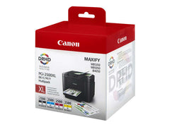 Canon PGI2500XL Pack de 4 Cartuchos de Tinta Originales - 9254B004/9254B010