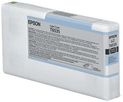 Epson T6535 Cyan Light Original Ink Cartridge - C13T653500