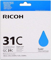 Ricoh GC31C Cartouche gel cyan originale - 405689