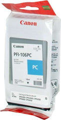 Canon PFI106 Cyan Photo Original Ink Cartridge - PFI106PC/6625B001