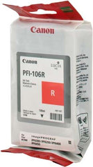 Cartouche d'encre rouge originale Canon PFI106 - PFI106R/6627B001