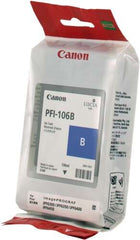 Cartouche d'encre bleue originale Canon PFI106 - PFI106B/6629B001