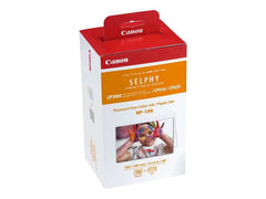 Canon RP-108 Value Pack Original - 2x Kits de Tinta de 54 Impresiones - 108 Hojas de Papel Foto 100x148 mm (4x6?) - 8568B001