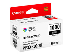 Canon PFI1000 Cartouche d'encre noire mate originale - PFI1000MBK/0545C001