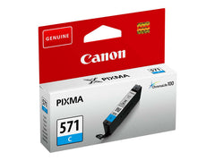 Canon CLI571 Cyan Original Ink Cartridge - 0386C001