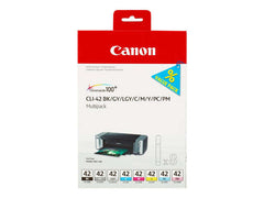 Pacote Canon CLI42 de 8 cartuchos de tinta originais - 6384B010