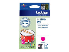 Cartouche d'encre originale magenta Brother LC22U - LC22UMBP