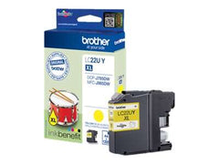 Brother LC22U Amarillo Original Ink Cartridge - LC22UYBP