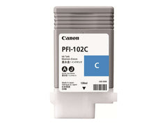 Canon PFI102 Cyan Cartucho de Tinta Original - 0896B001