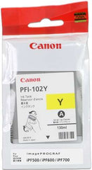 Cartucho de tinta Canon PFI102 amarelo original - 0898B001