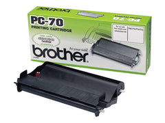 Cartouche et rouleau de transfert thermique d'origine Brother PC70 - 1 rouleau