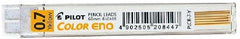 Pilot Pack de 6 Minas para Portaminas Color Eno H-197 0.7mm - Minas Color Amarillo
