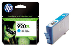 HP 920XL Cyan Original Ink Cartridge - CD972AE