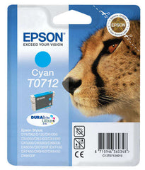 Epson T0712 Cyan Original Ink Cartridge - C13T07124012