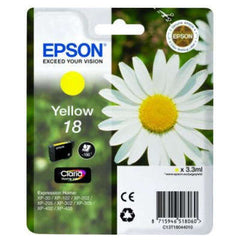 Epson T1804 (18) Amarillo Original Ink Cartridge - C13T18044012