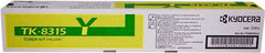 Cartucho de toner original amarelo Kyocera TK8315 - 1T02MVANL0/TK8315Y