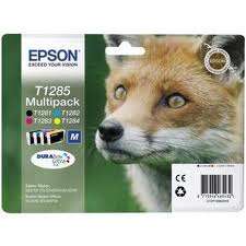 Epson T1285 Pack of 4 Original Ink Cartridges - C13T12854012