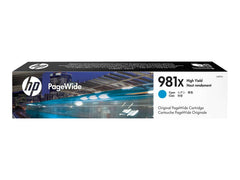 HP 981X Cyan Original Ink Cartridge - L0R09A