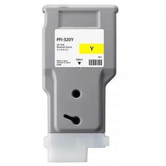 Cartucho de tinta pigmentada genérico amarelo Canon PFI320 - substitui 2893C001