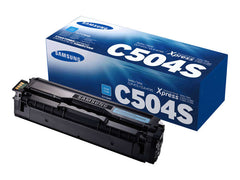 Cartouche de toner cyan originale Samsung CLP415/CLX4195 - CLT-C504S/SU025A