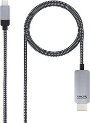 Nanocable Cable Conversor USB-C Macho a HDMI Macho 3m - Color Negro/Plata
